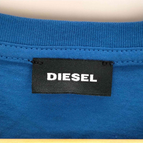 ディーゼル DIESEL プリントロゴクルーネックTシャツ メンズ import:M