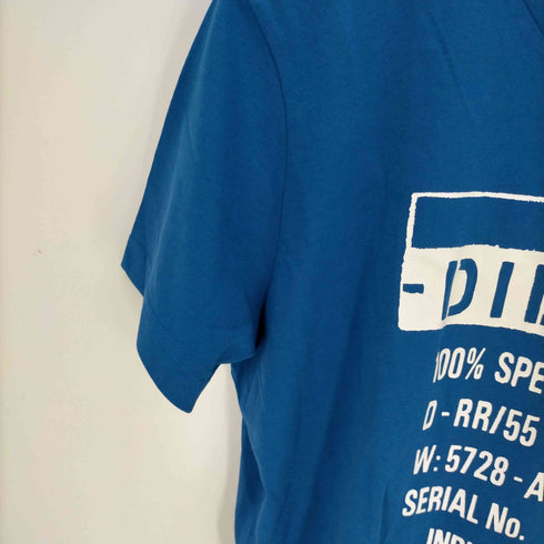 ディーゼル DIESEL プリントロゴクルーネックTシャツ メンズ import:M