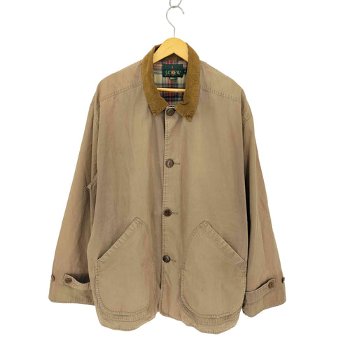 ジェイクルー J.CREW 90S 巨人タグ 裏地チェック ハンティングジャケット メンズ import:XL