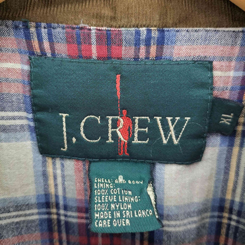 ジェイクルー J.CREW 90S 巨人タグ 裏地チェック ハンティングジャケット メンズ import:XL