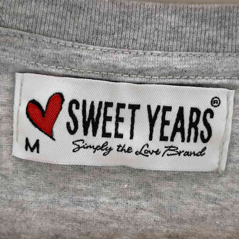 スウィートイヤーズ SWEET YEARS ビンテージ加工プリントTシャツ メンズ import:M