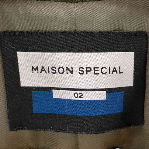 メゾンスペシャル MAISON SPECIAL マルチファブリックプライムオーバーメルトンダブルコート メンズ JPN:2