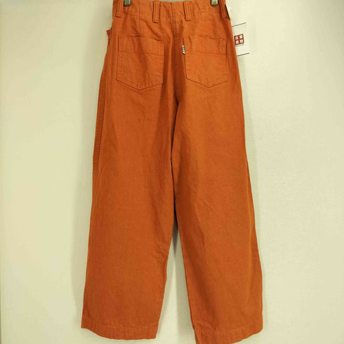 M53.BUS STOP PANTS ウオッシュド タック カラーデニム レディース JPN:0