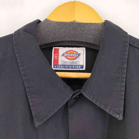 ディッキーズ Dickies 企業ロゴ刺繍 S/S ワークシャツ メンズ 4XL
