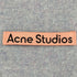 アクネストゥディオズ ACNE STUDIOS ロゴラベル ウールフリンジマフラー レディース