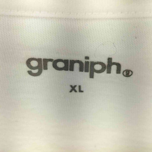 グラニフ graniph フロントプリント S/S Tシャツ メンズ JPN:XL