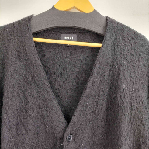 ビームス BEAMS 21AW ソリッド シャギー カーディガン ニット メンズ JPN:L