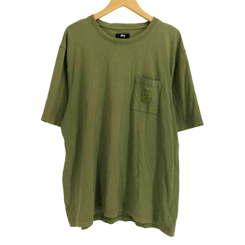 ステューシー Stussy 21SS Regal Pocket 刺繍 半袖 Tシャツ メンズ import:XL