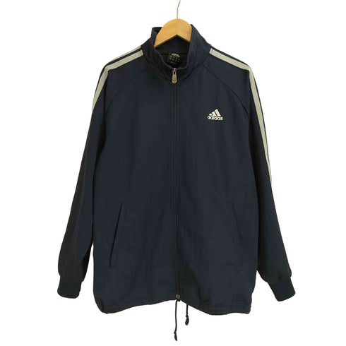 アディダス adidas パフォーマンスロゴ スリーストライプライン トラックジャケット 裾ドローコード メンズ JPN:L