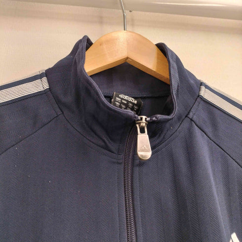 アディダス adidas パフォーマンスロゴ スリーストライプライン トラックジャケット 裾ドローコード メンズ JPN:L