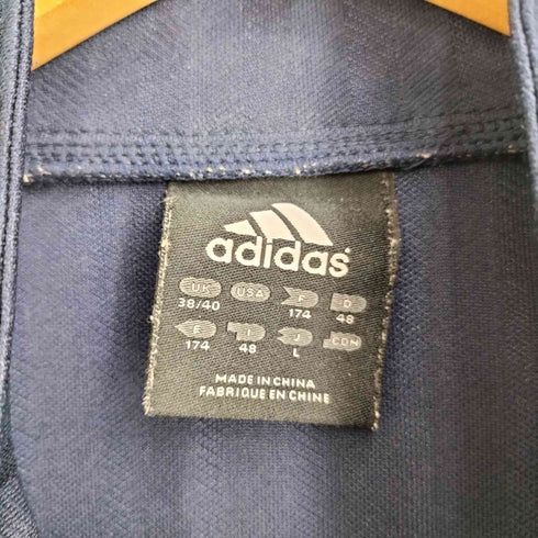 アディダス adidas パフォーマンスロゴ スリーストライプライン トラックジャケット 裾ドローコード メンズ JPN:L