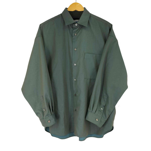 メゾンスペシャル MAISON SPECIAL High Count Wool Prime-Over Shirt メンズ 00