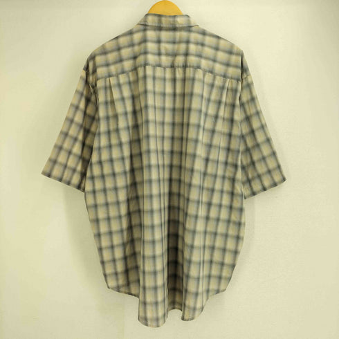 ビームス BEAMS 22SS オンブレチェック イージーシャツ 半袖 メンズ JPN:L