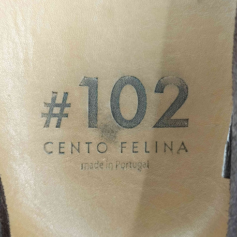 102 CENTO FELINA スウェードコインローファー メンズ JPN:42