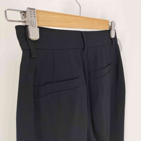 スピックアンドスパン Spick and Span 24SS シルキー ドレープ タック ストレート パンツ レディース JPN:34