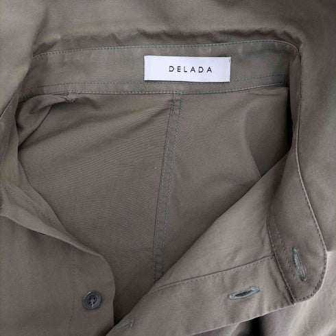 デラダ DELADA アシンメトリー コットンシャツ メンズ JPN:XS