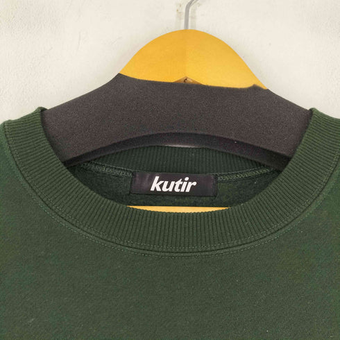 クティール kutir フロントプリントクルーネックスウェット メンズ JPN:L
