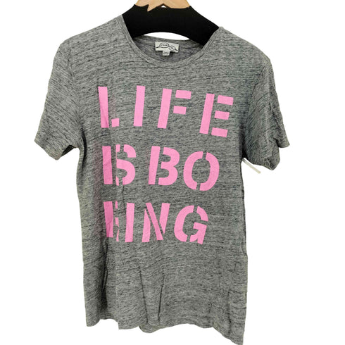 メゾンキツネ MAISON KITSUNE プリントクルーネックT レディース JPN:XS