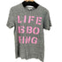 メゾンキツネ MAISON KITSUNE プリントクルーネックT レディース JPN:XS