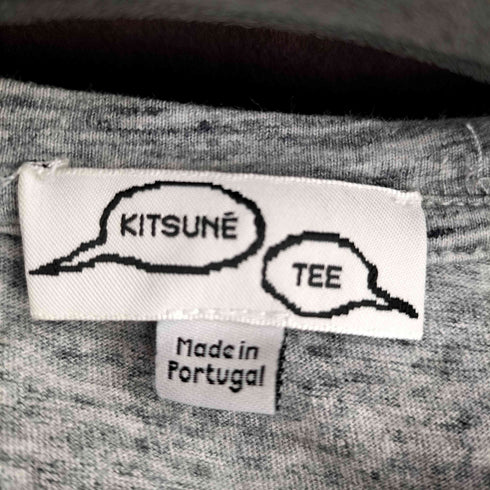 メゾンキツネ MAISON KITSUNE プリントクルーネックT レディース JPN:XS