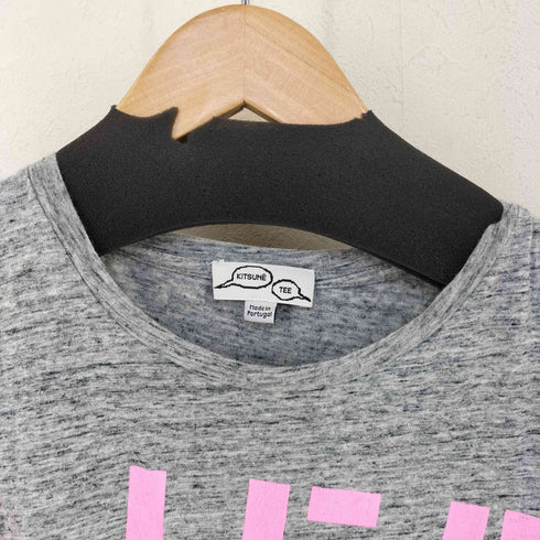 メゾンキツネ MAISON KITSUNE プリントクルーネックT レディース JPN:XS