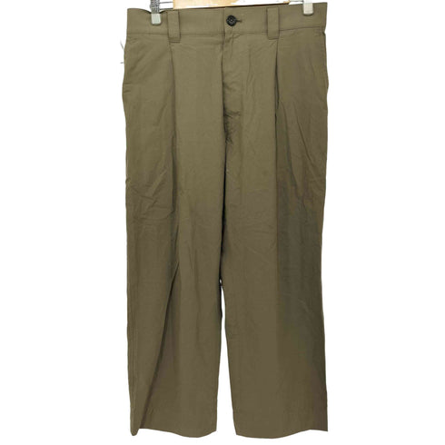 マーガレットハウエル MARGARET HOWELL 24SS MATT COTTON SILK POPLIN trousers メンズ JPN:L