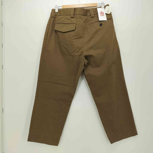 マーガレットハウエル MARGARET HOWELL 19AW HEAVY COTTON DRILL ツータックトラウザーズ メンズ JPN:XL