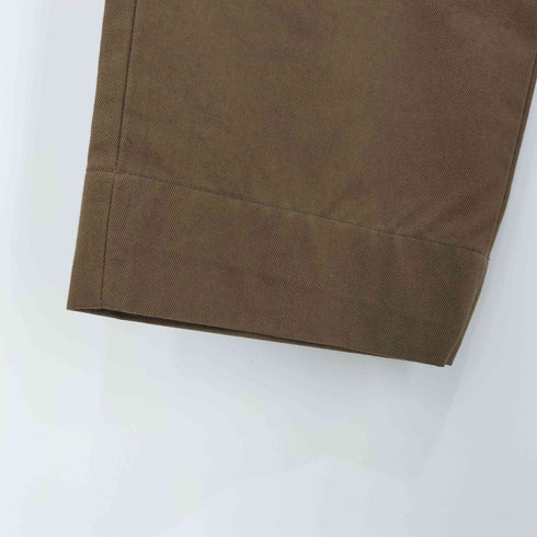 マーガレットハウエル MARGARET HOWELL 19AW HEAVY COTTON DRILL ツータックトラウザーズ メンズ JPN:XL