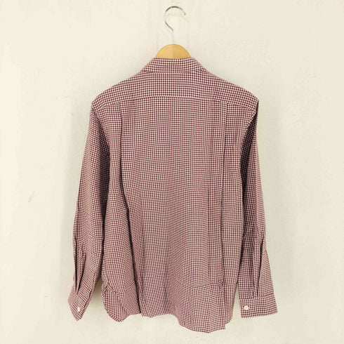 マーガレットハウエル MARGARET HOWELL コットンカシミヤ L/Sギンガムチェックシャツ メンズ JPN:M