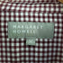 マーガレットハウエル MARGARET HOWELL コットンカシミヤ L/Sギンガムチェックシャツ メンズ JPN:M