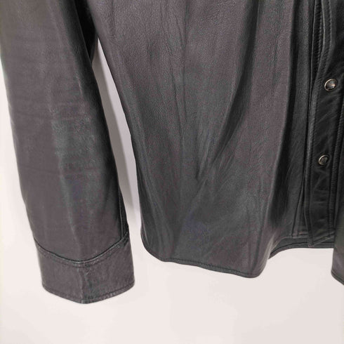 MANIAC WORKS 羊革 裏地メッシュレザージャケット メンズ M