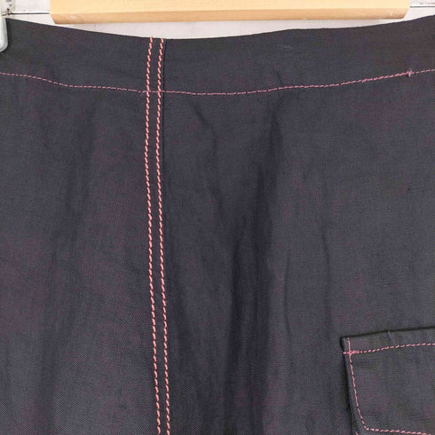 クレッセント Crescent ステッチ加工 リネン ラップスカート レディース JPN:M