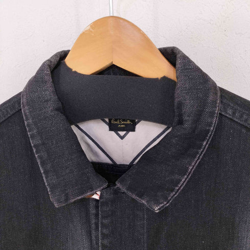 ポールスミスジーンズ Paul Smith JEANS ブラックデニムトラッカージャケット メンズ JPN:XL