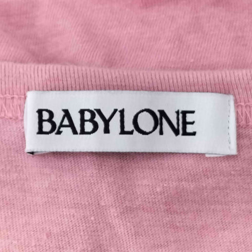 バビロン BABYLONE 24ss コットンリネン天竺Tシャツ レディース FREE