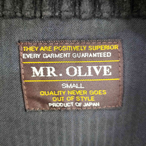 ミスターオリーブ MR.OLIVE STRETCH RANDOM WIDE CORDUROY COVERALL SHIRT メンズ JPN:S