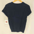ポロジーンズカンパニーラルフローレン POLO JEANS COMPANY RALPH LAUREN 星条旗 ロゴ ケーブル リブライン フレンチスリーブ ニット Tシャツ レディース import:L