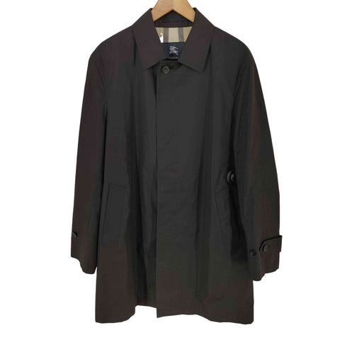 バーバリーロンドン BURBERRY LONDON 裏地 ノバチェックステンカラーコート メンズ import:L