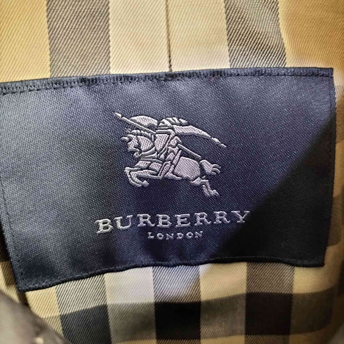 バーバリーロンドン BURBERRY LONDON 裏地 ノバチェックステンカラーコート メンズ import:L