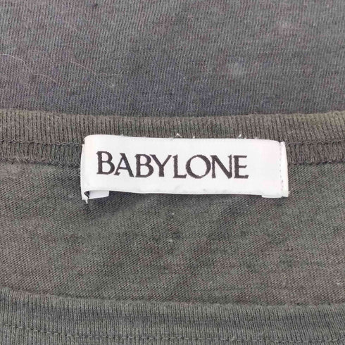 バビロン BABYLONE 24ss コットンリネン天竺Tシャツ レディース FREE