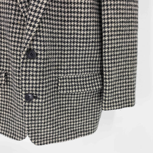 メルローズ MELROSE 千鳥格子 ウール ツイード 2B テーラード ジャケット メンズ