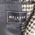 メルローズ MELROSE 千鳥格子 ウール ツイード 2B テーラード ジャケット メンズ