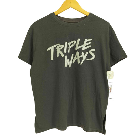 ディスコート Discoat TRIPLEフクレプリントTシャツ レディース FREE