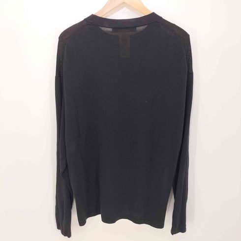 エイティーズ EYTYS PURPLE VELVET クルーネックシアーニット メンズ M