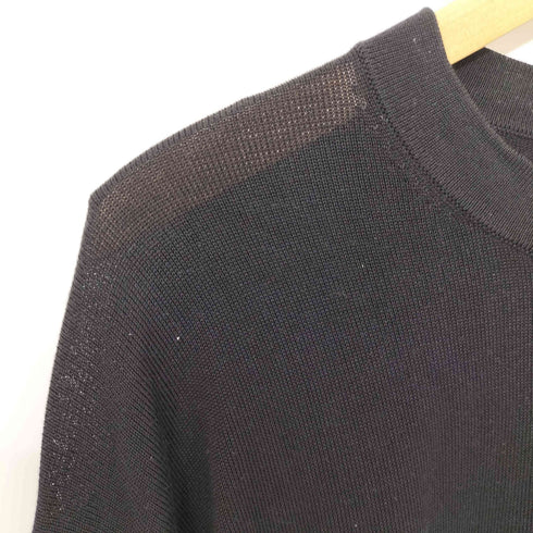エイティーズ EYTYS PURPLE VELVET クルーネックシアーニット メンズ M