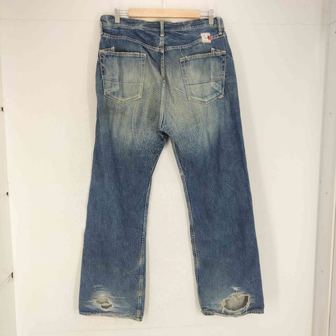 Y2K prps ダメージ加工ステッチデザインデニムパンツ MADE IN JAPAN メンズ 34