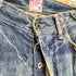 Y2K prps ダメージ加工ステッチデザインデニムパンツ MADE IN JAPAN メンズ 34