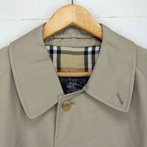 バーバリーズ BURBERRYS MADE IN ENGLAND 裏地ノバチェック ステンカラーコート メンズ 38SHORT