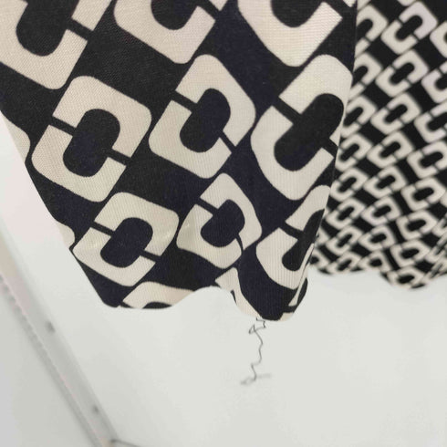 ダイアンフォンファステンバーグ DIANE VON FURSTENBERG 総柄シルクスキッパーカットソー レディース JPN:4