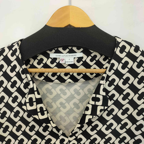 ダイアンフォンファステンバーグ DIANE VON FURSTENBERG 総柄シルクスキッパーカットソー レディース JPN:4