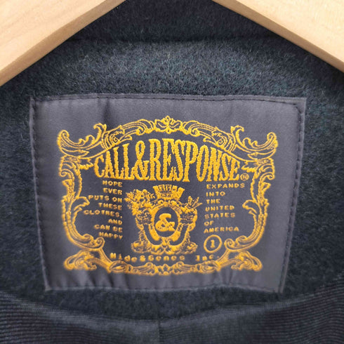 コールアンドレスポンス CALL&RESPONSE ウール混チェスターコート メンズ 1